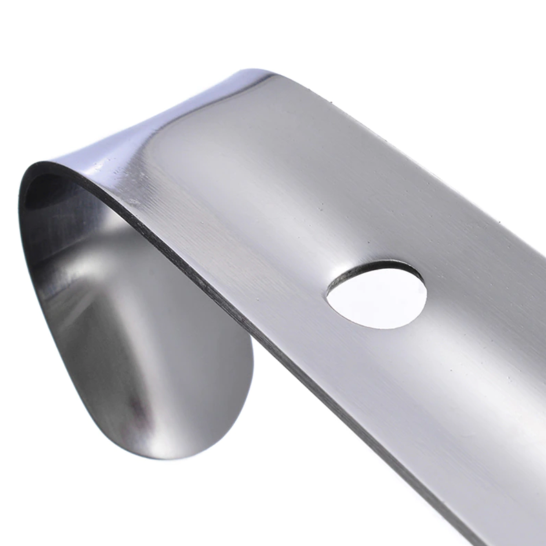 22in Extra Long Handle Shoe Horn Stainless Steel Metal Shoes Remover